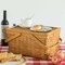 Vintiquewise Woodchip Picnic Storage Basket with Cover and Movable Handles, Large QI004013.L - alternate 6